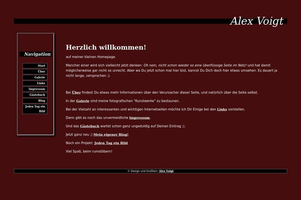 alex-voigt.de site used Alexv