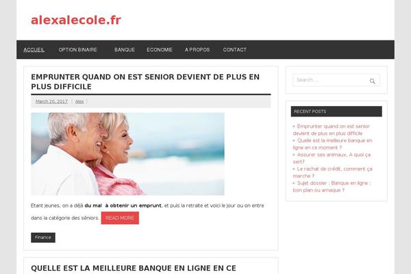 WordPress website example screenshot