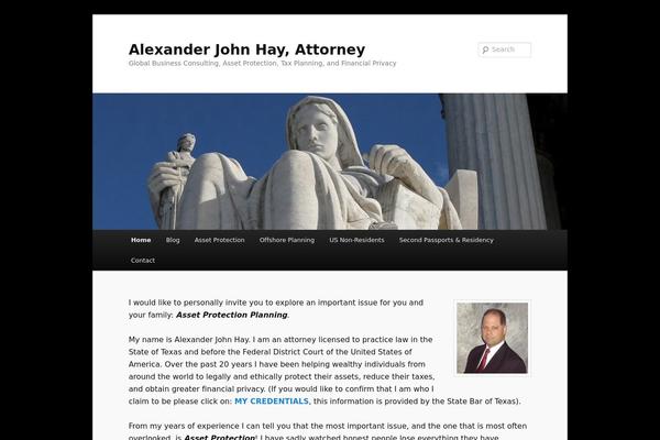 WordPress website example screenshot