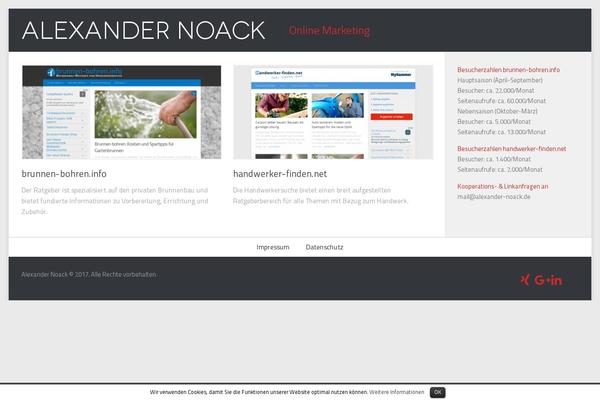 WordPress website example screenshot