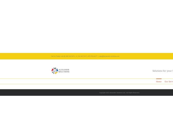 WordPress website example screenshot