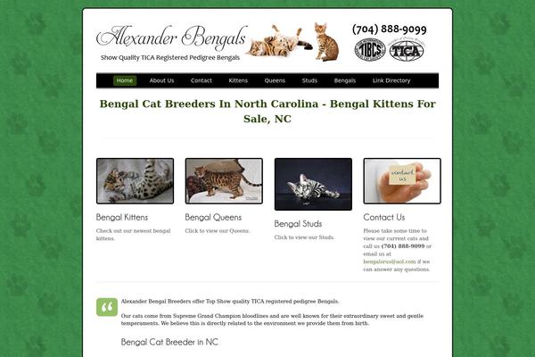 alexanderbengals.com site used Alexbenv2