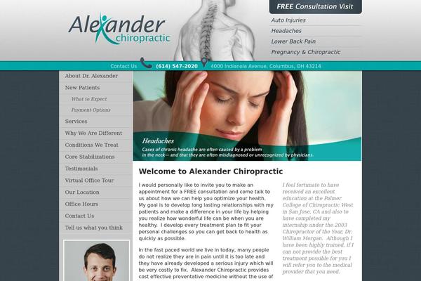 alexanderchiropractic.com site used Alexander