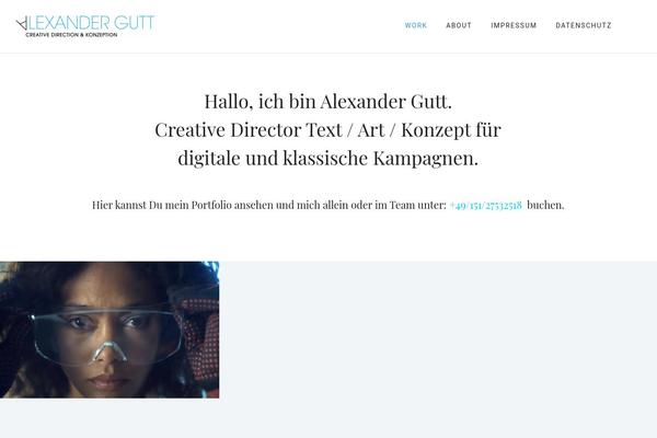 WordPress website example screenshot
