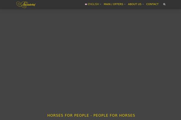 alexanderhof.org site used Horseclub-child