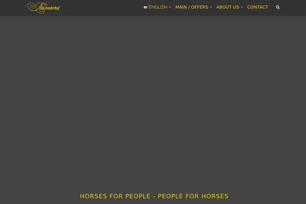 Horseclub theme site design template sample