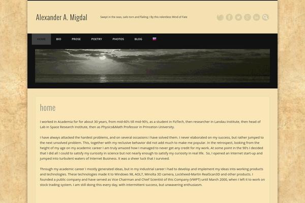 Pinboard theme site design template sample