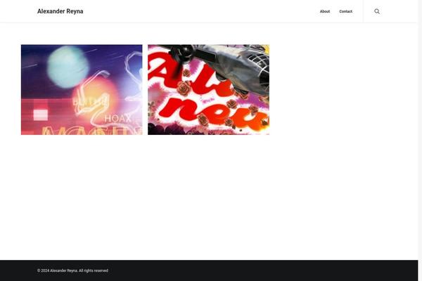 WordPress website example screenshot
