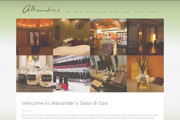 alexandersspa.com site used Thebeautysalon