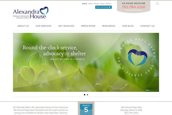 alexandrahouse.org site used Alexandra-house