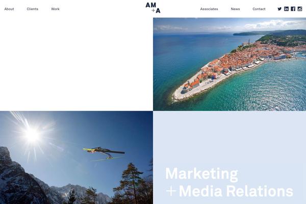 AMA theme site design template sample