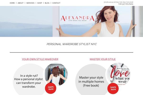 Alexandra theme site design template sample