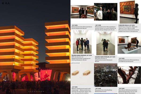 alexandrearrechea.com site used Alexandre-arrechea
