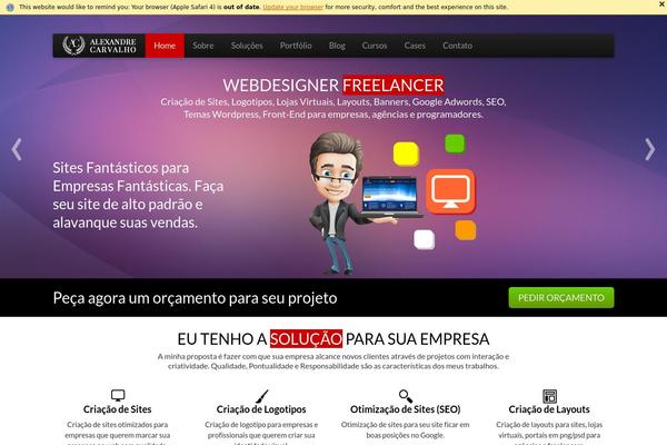 alexandrecarvalho.com site used Paulor