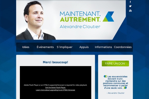 alexandrecloutier.com site used Alexcloutier