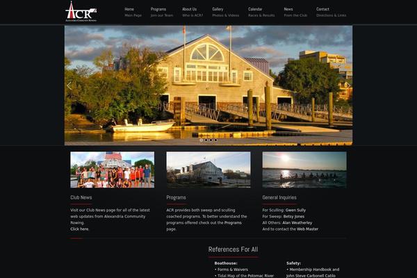 WordPress website example screenshot