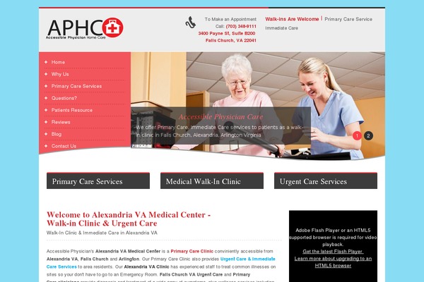 alexandriavaclinic.com site used Accessible-physician