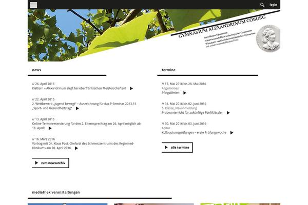 alexandrinum-coburg.de site used Alexandrinum