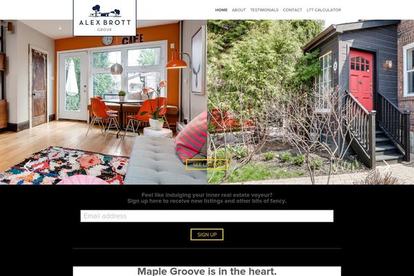 alexbrott.com site used Alexbrott