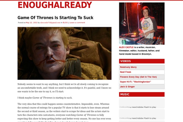 WordPress website example screenshot