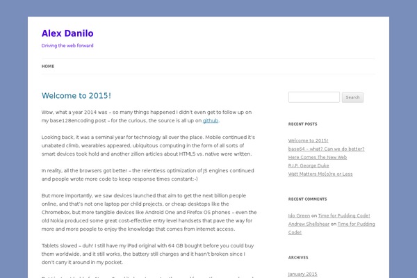 WordPress website example screenshot