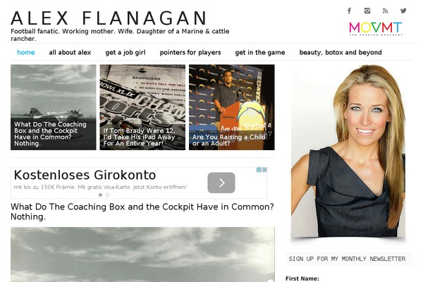 alexflanagan.com site used Frost-child