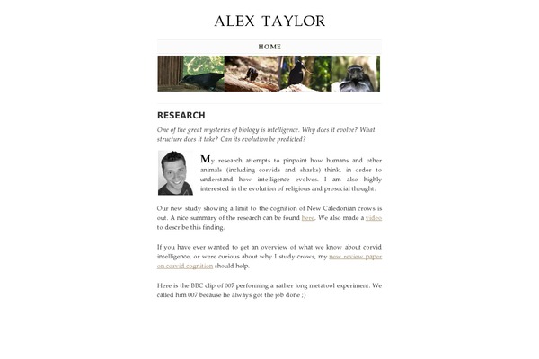 alexhtaylor.com site used Alexhtaylor-theme