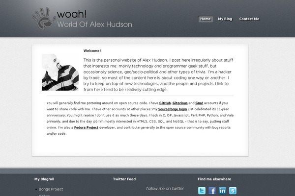 alexhudson.com site used Alexhudson2