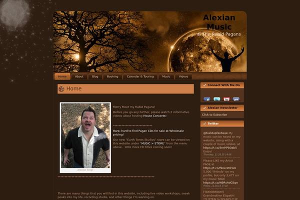 alexianmusic.com site used Alexianmusic_theme