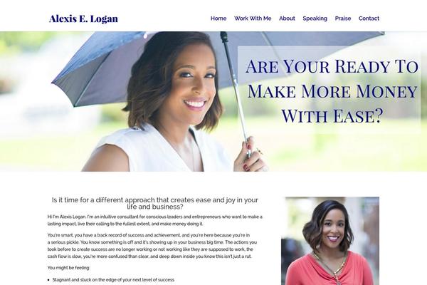 Divi theme site design template sample