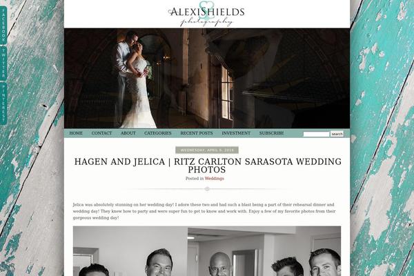 Prophoto4 theme site design template sample