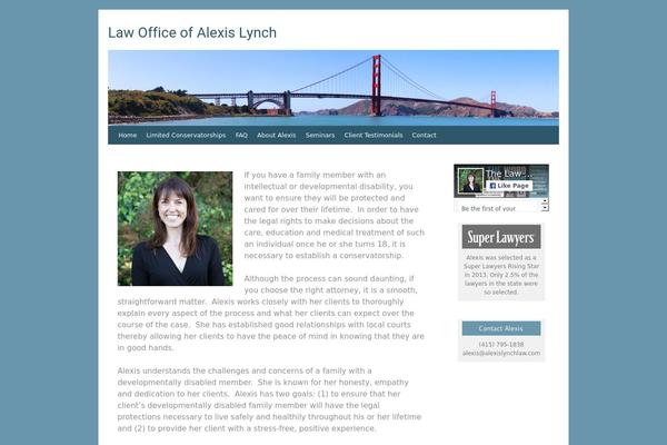 Twenty Ten theme site design template sample