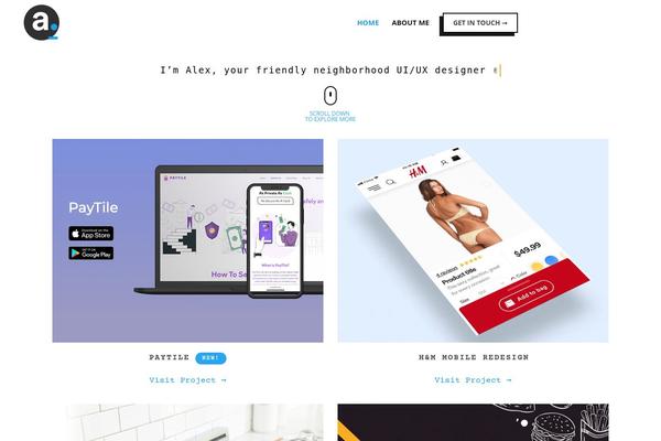 WordPress website example screenshot