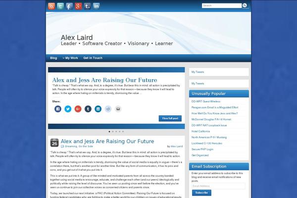 Graphene theme site design template sample