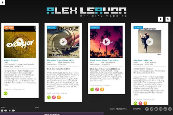 alexleavon.com site used Devion