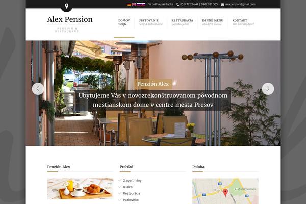 Soho Hotel theme site design template sample