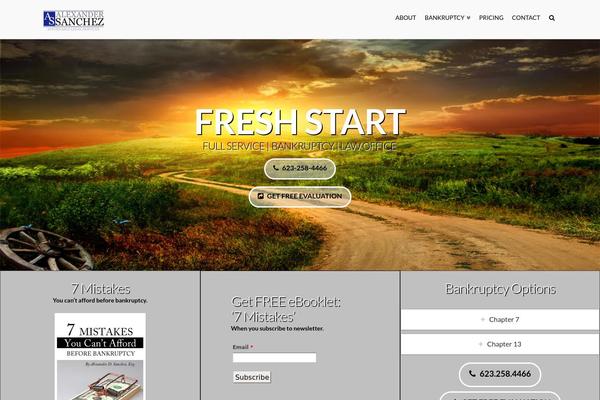 WordPress website example screenshot