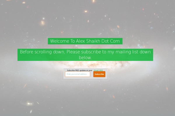 alexshaikh.com site used Teamalexshaikh