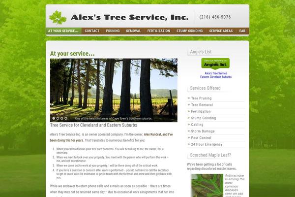 alexstreeserviceinc.com site used Naturefox-customized