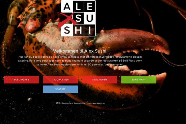 alexsushi.no site used Cinnamon-restaurant