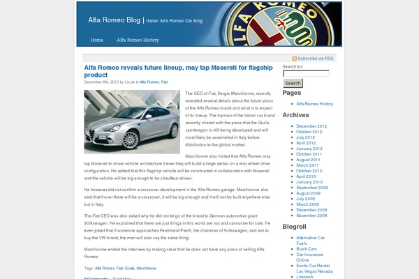 alfa-romeo-blog.com site used Alfa-romeo