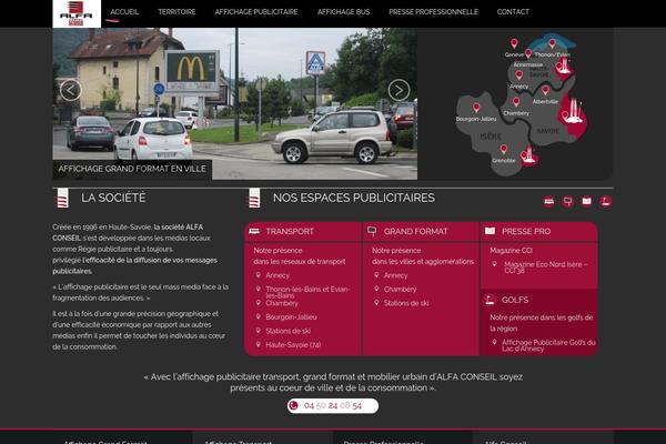 alfaconseil.fr site used Theme-ac