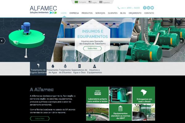 alfamec.com.br site used Alfamec