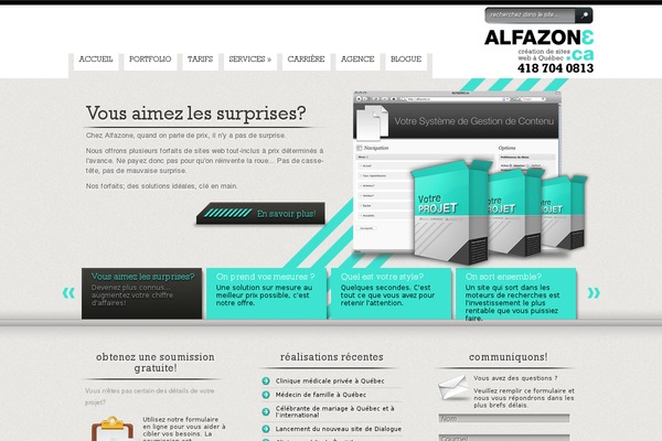 alfazone.ca site used Alfazone