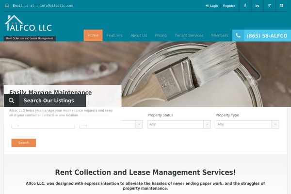 WordPress website example screenshot
