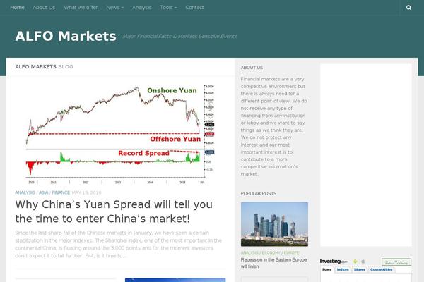 Hueman theme site design template sample