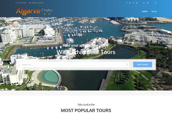 Adventure-tours-child theme site design template sample