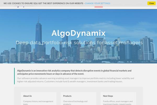 algodynamix.com site used Spot