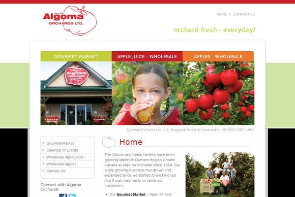 algomaorchards.com site used Algoma