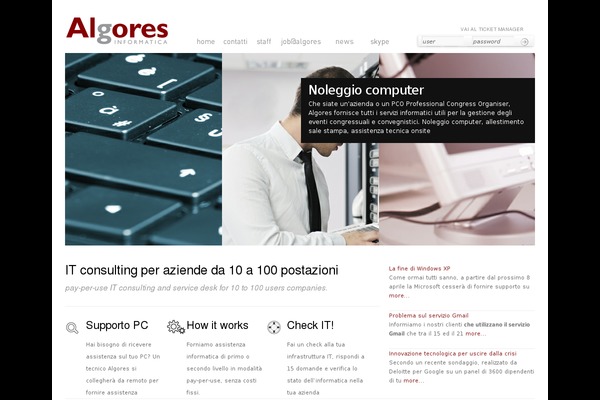 algores.it site used Algores